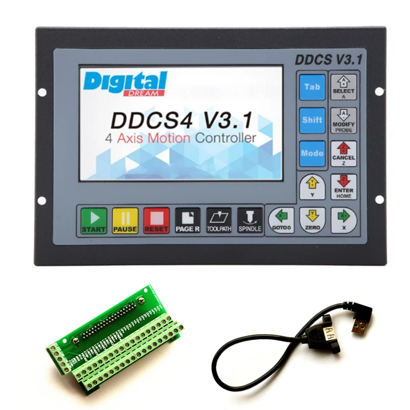 3/4 Axis 500khz CNC Motion Controller - DDCSV3.1 for DIY CNC