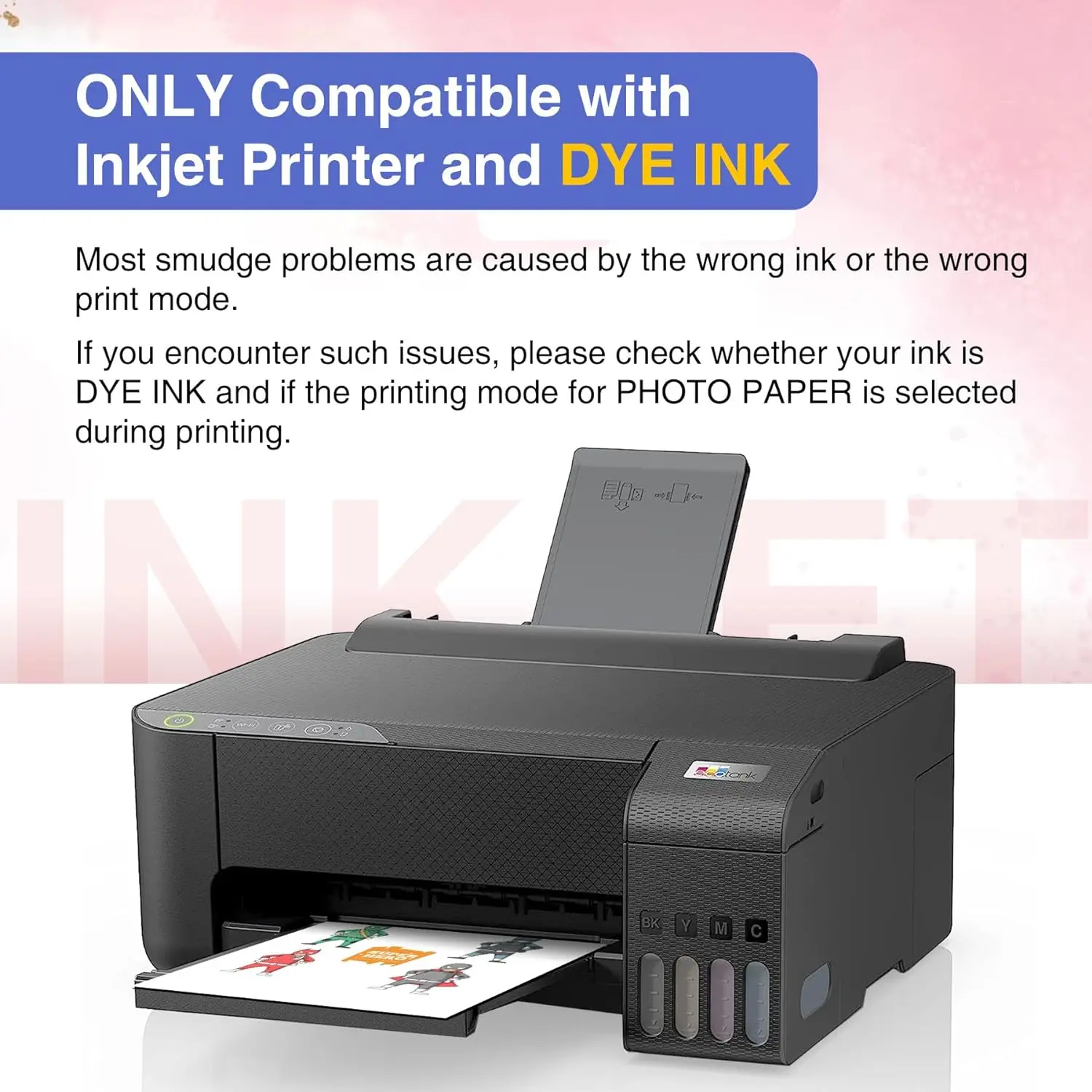 Printable Sheets Paper Sheet for Inkjet Printer