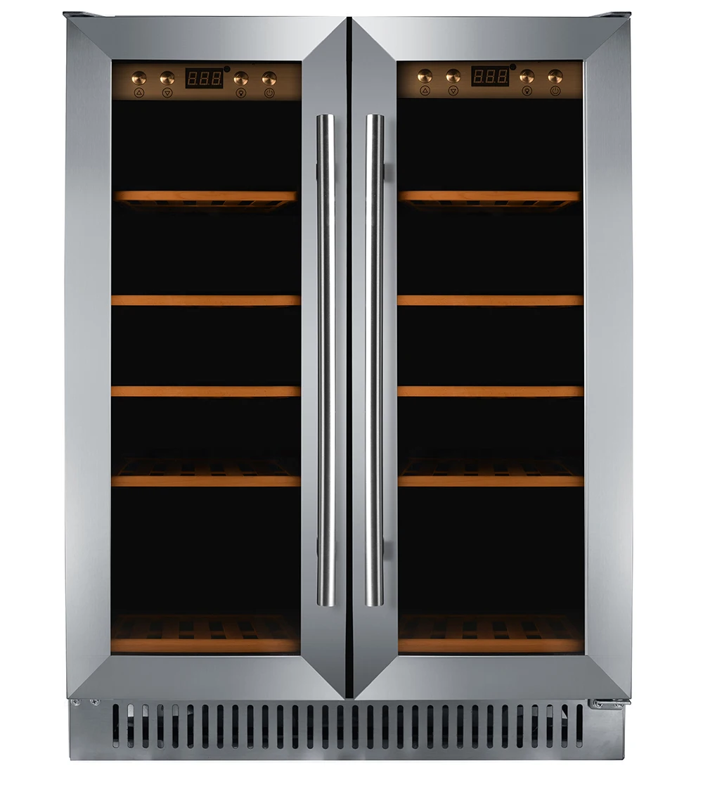 115 V Under Counter Double Door Touch Control Wine Cooler Buy Touch Control Wine Cooler,Double