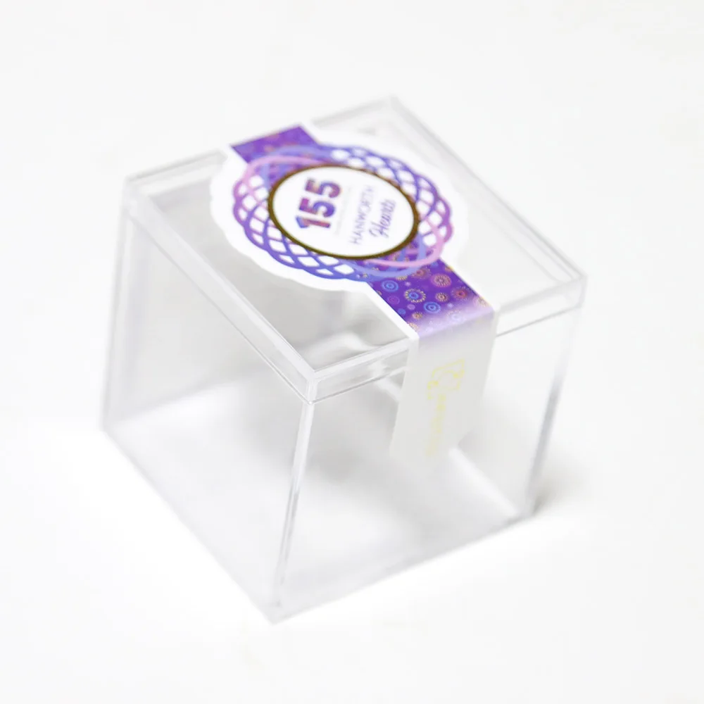 2x2x2 clear plastic boxes