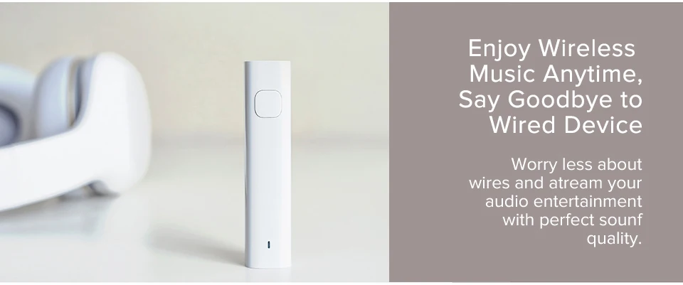 Original Xiaomi Mi Bluetooth Audio Receiver Portable Wired To Wireless Media Adapter For 3.5mm Earphone Mi Audio Receiver - ANKUX.COM