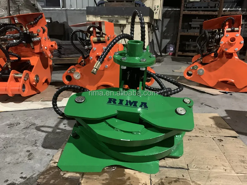 90 Degree Rotating Tree Shear / Harvester For Excavator / Hydraulic ...