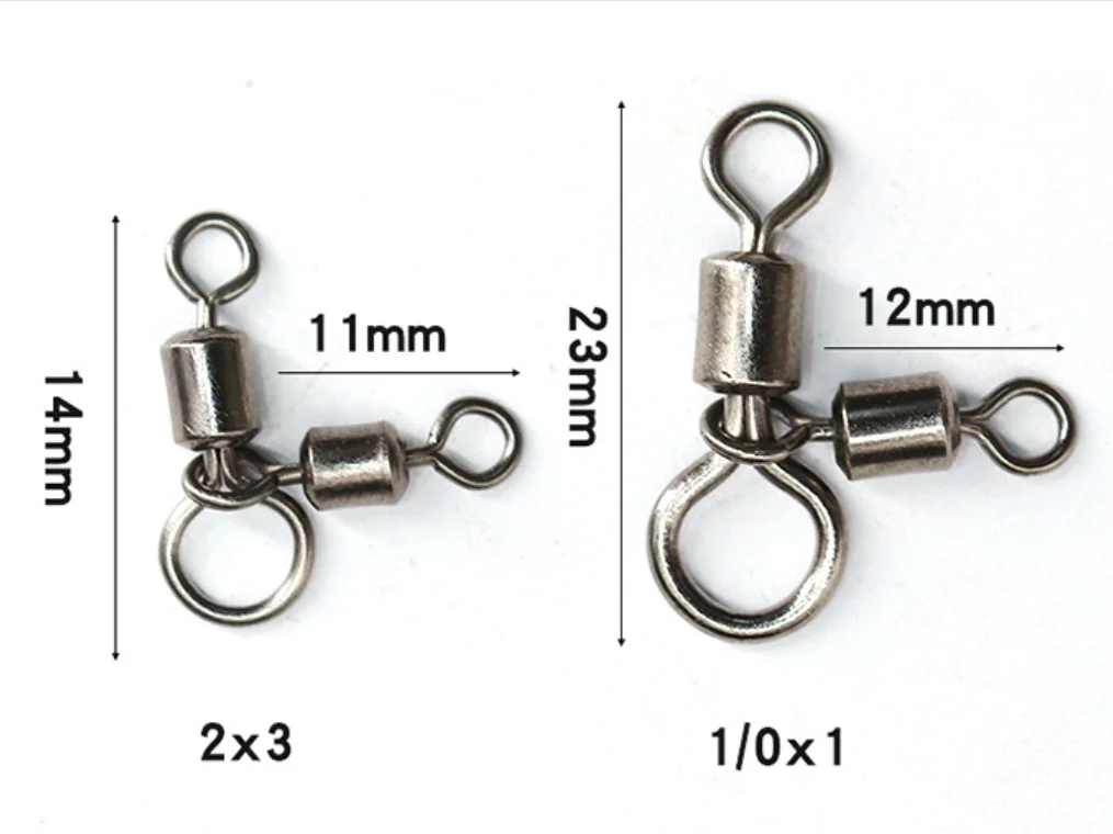 Sample Swivel Rc Rig Heavy Duty Crane Swivel Fishing Slid 3-Way T Turn Swivel for Typing ...