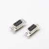 welding line three rows 15 pin high male socket d-sub solder connector
