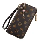 Atacado de luxo de moda senhoras carteira de couro da marca nome personalizado mini clutch bolsa para homens e mulheres