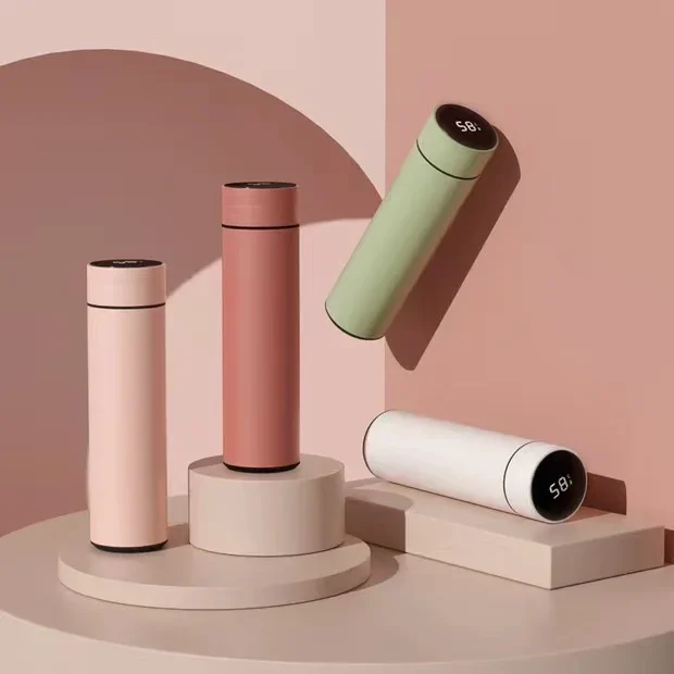 Termos Digitales Smart Drinkware 304 Stainless Steel Vacuum Flasks