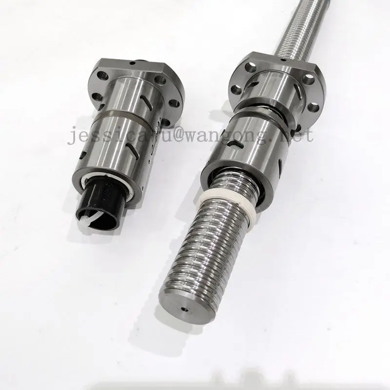 rolled thread ball screw c7 high transmission efficiency ball screw  for cnc machining parts