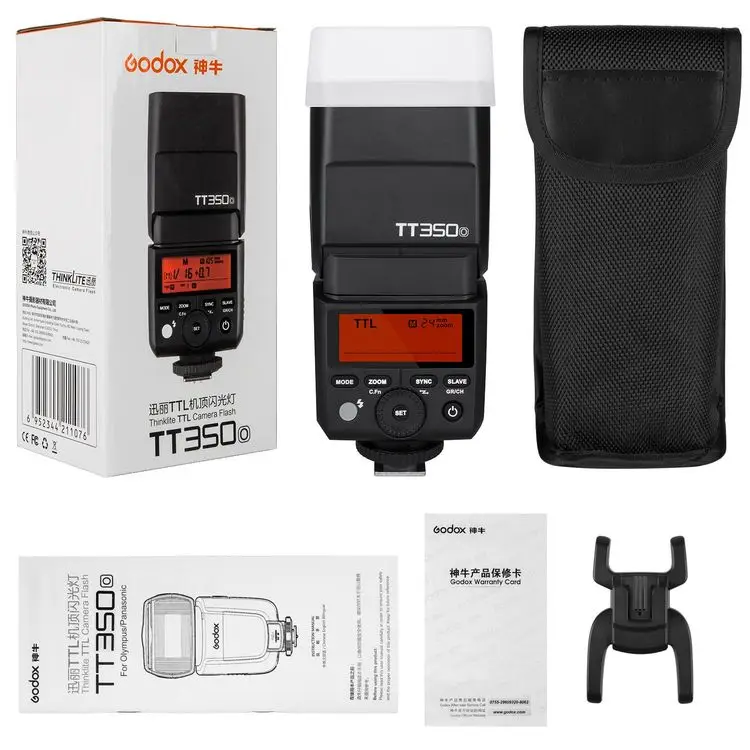 Godox Mini TT350F 2.4GHz TTLGN36 Camera Flash Speedlite para Fujifilm Camera