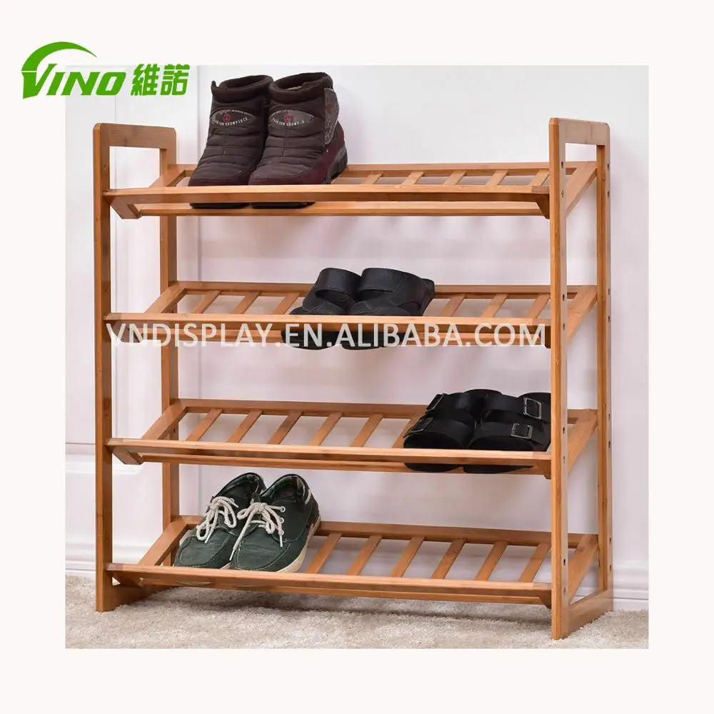 wooden shoe organizer