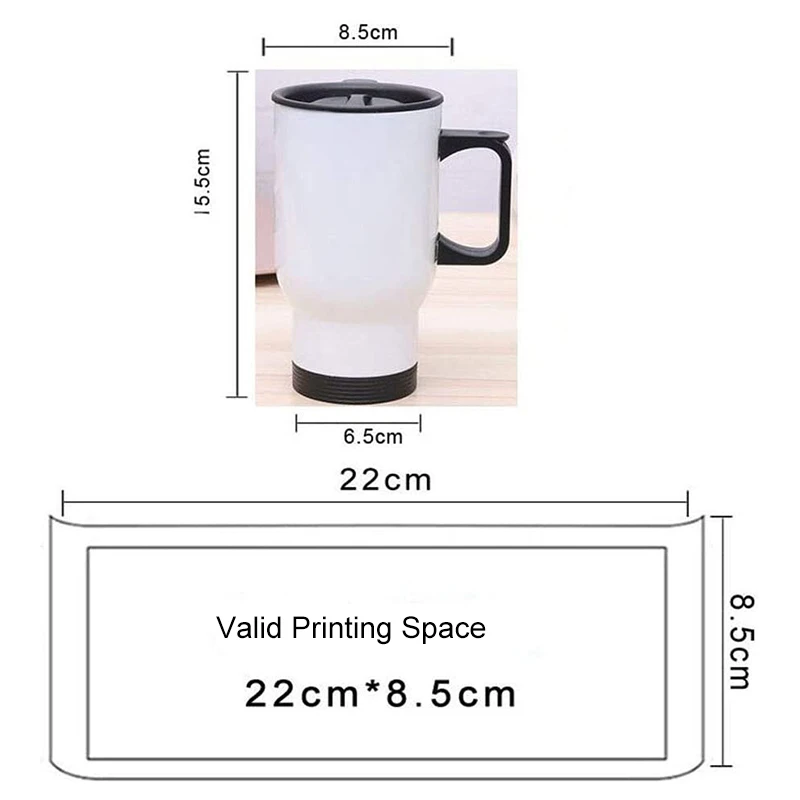 450ml Dye Sublimation Stainless Travel Mug Factory Custom Double Wall ...