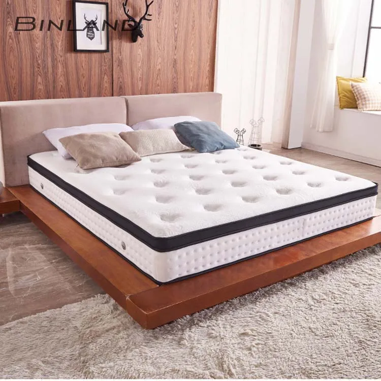 Wholesale gel memory foam mattress 6 inch rollable king size mattress fabric pocket