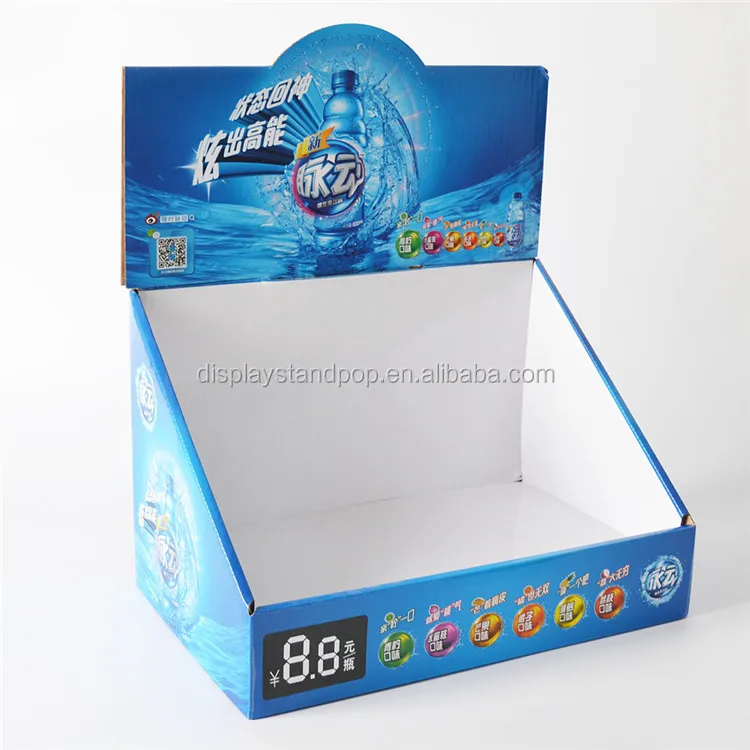 Download Promotional Pop Shelf Ready Packaging Folding Stack Pdq Counter Template Paper Cardboard Display Box Buy High Quality Pallet Cardboard Display Box Tray Box Cardboard Display Box Display Cube Cardboard Display Box Product On