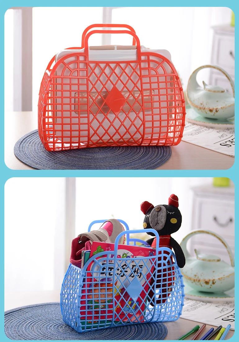 plastic basket bag