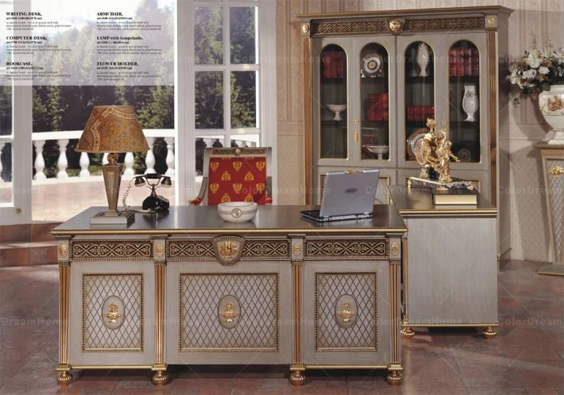 Arabic Furniture Office Desk Bedroom - Customizable Solid Wood