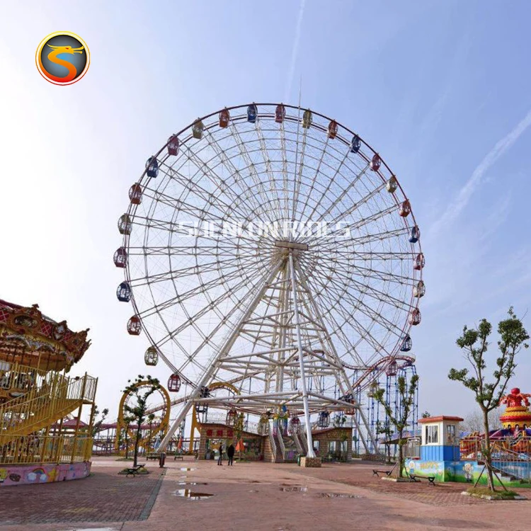 China Factory Supplier Big Amusement Equipment Ferris Wheel Ride Theme Park Games Machine Double Side Light Ferris Wheel.jpg