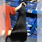 卸売ダブル描か 10A グレード生未処理ブラジルバージンヘアーキューティクルアライン人間の髪バンドルベンダー