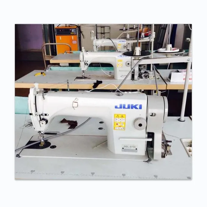 Used Jukis Ddl 8700 Single Lockstitch Machine Flat Sewing Machine