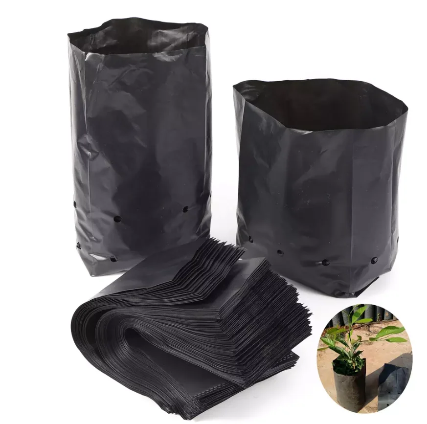 Grade Plastic Pe Garden Uv Resistant Black Polyethylene Poly Seedling