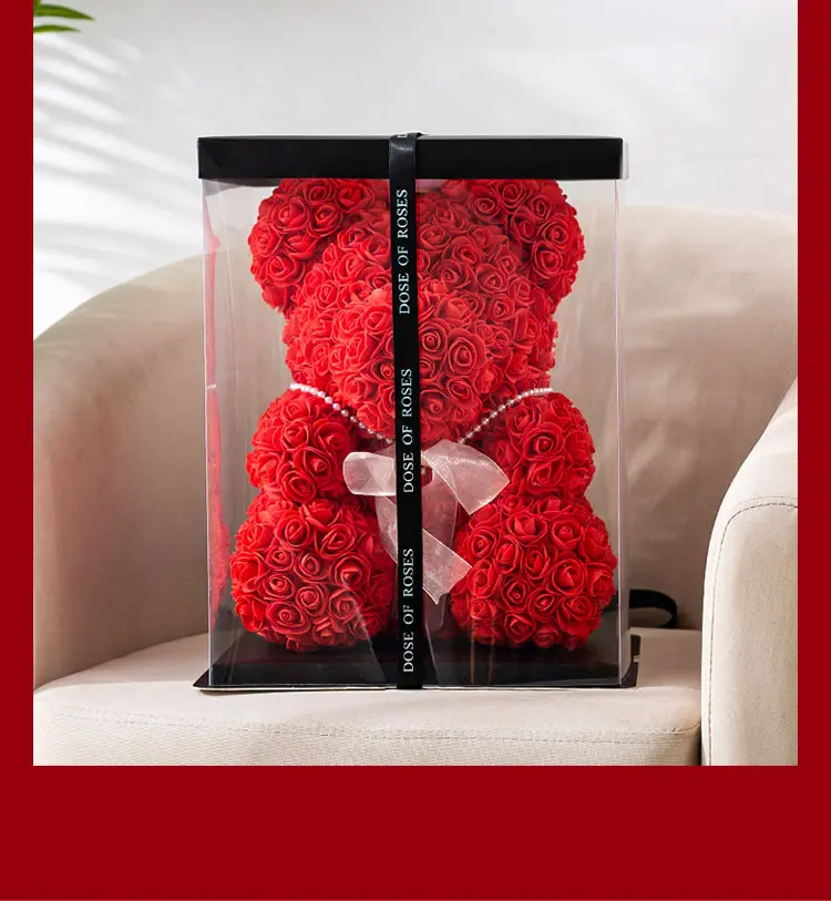 valentine's day gift rose bear