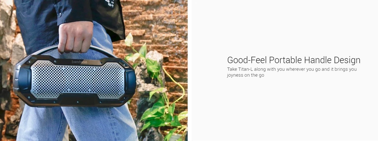EQ Mode Control IPX6 Waterproof Wireless Portable Speaker - ANKUX.COM