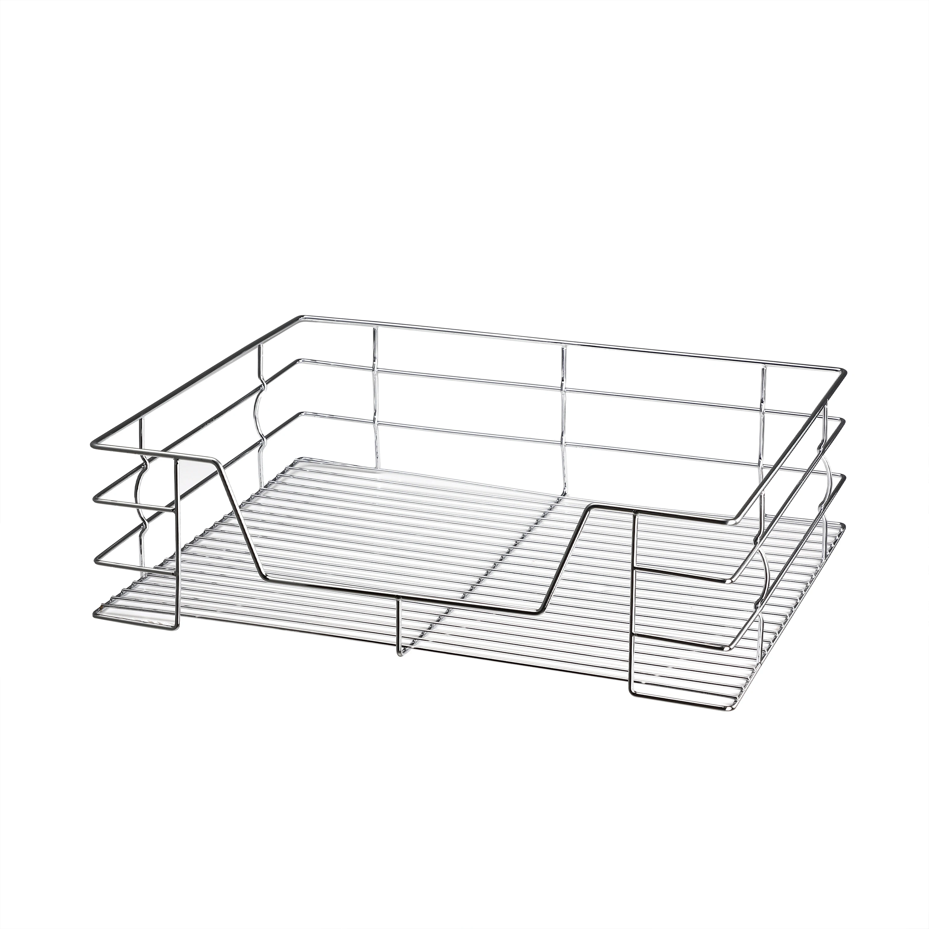 2pk Telescope Drawer Kitchen Shelves Stainless Steel Sliding