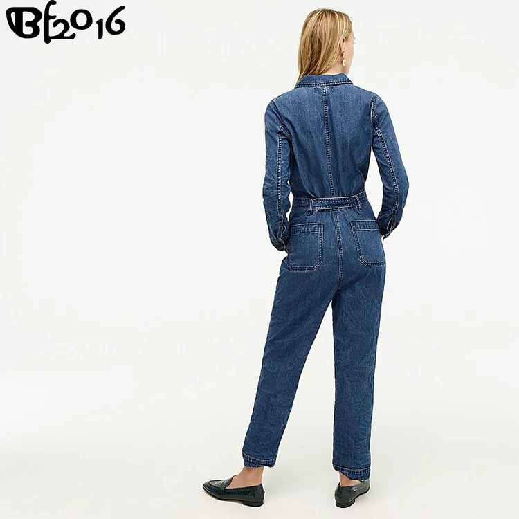 vintage denim boiler suit