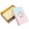 Custom 2 piece rigid box for oracle cards contemporary bird nest packaging colorful lid and base gift