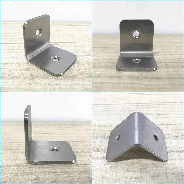 Modern Public Anti Corrosion 304 Stainless Steel Toilet Cubicle Partition Bracket