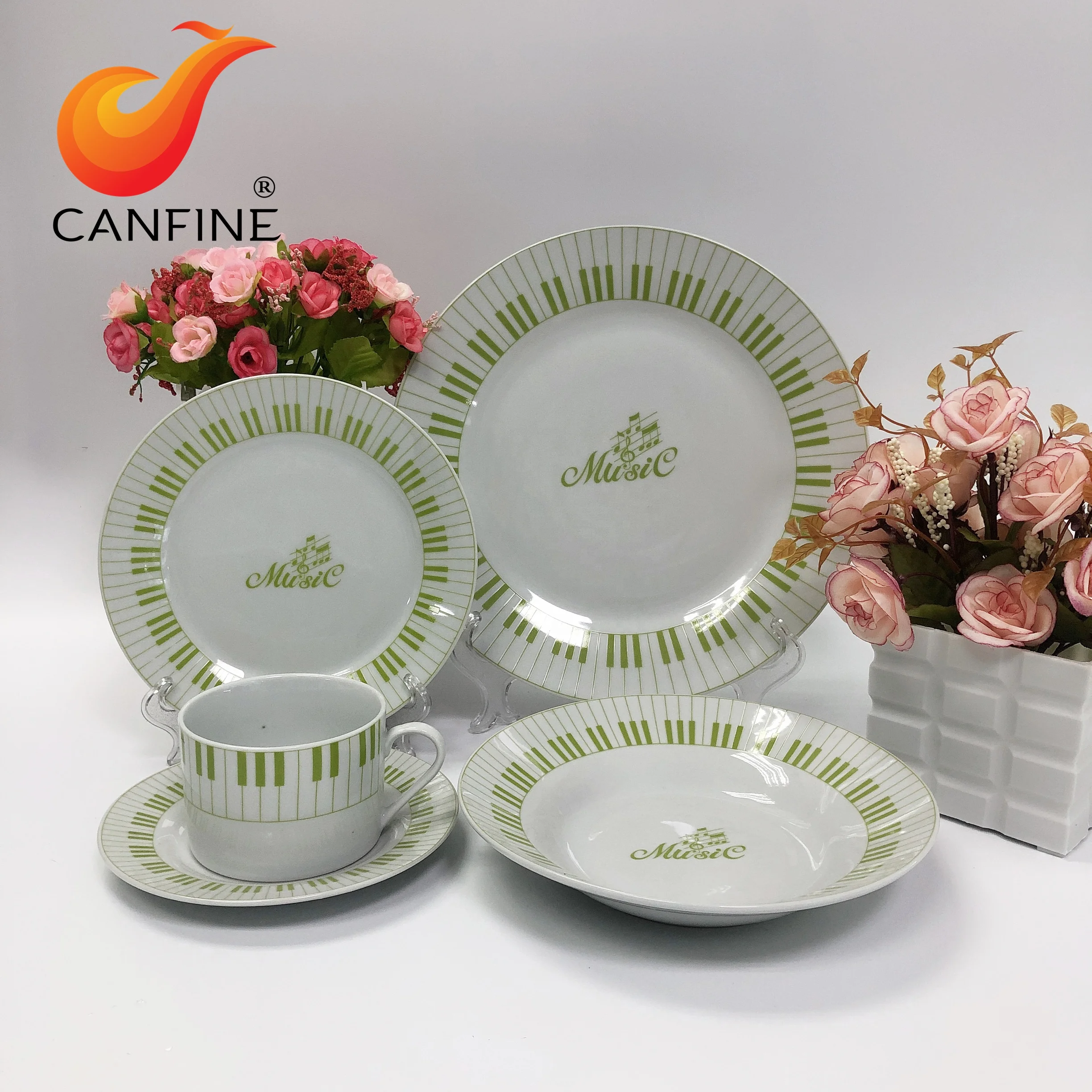 Ceramic arcopal dinner set wholesale unbreakable porcelain pakistani dinner set plate dinnerware set good price