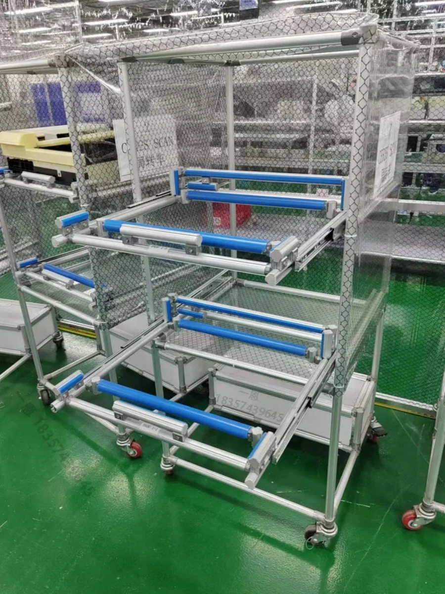 product drawer slide rail double hole function accessory kit third generation aluminum alloy grade 1000 series lean pipeline rod profile-16