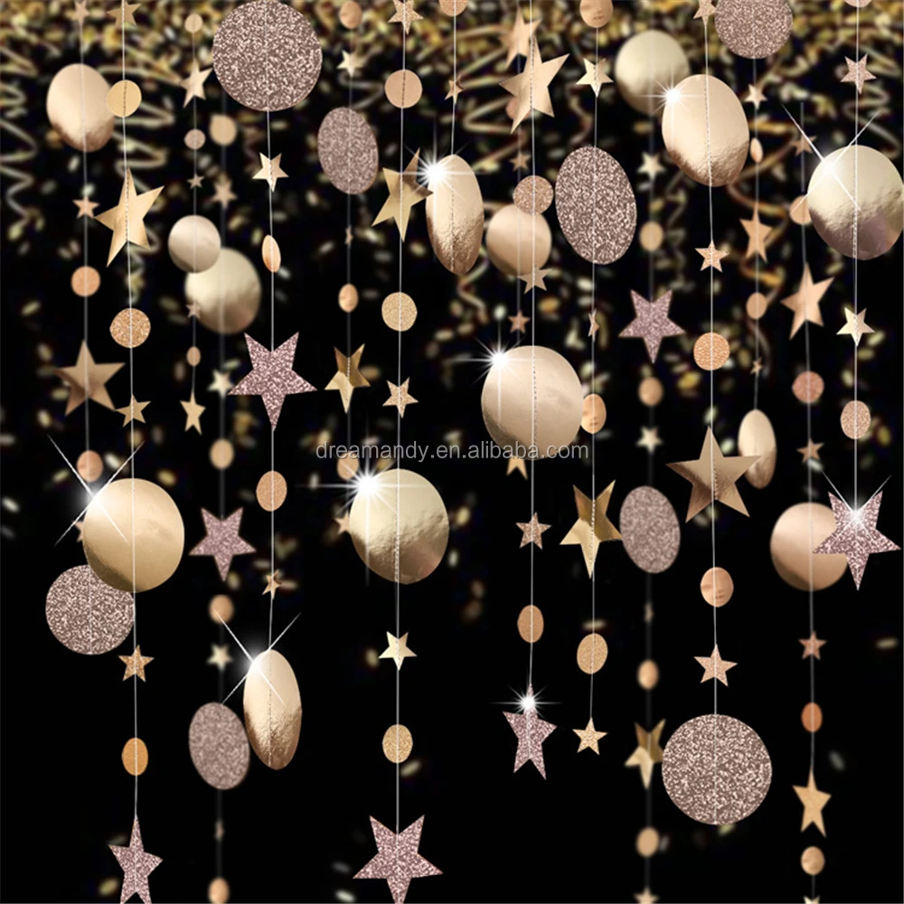 Rideau Avec Etoiles Couleur Champagne Miroir Rond Decor De Fete D Anniversaire Et De Mariage Banderole A Paillettes Drapeau Suspendu En Papier Or Rose 2 M 4m Buy Champagne Papier Guirlande Decor De Fete D Anniversaire De Mariage 4m Rideau Champagne