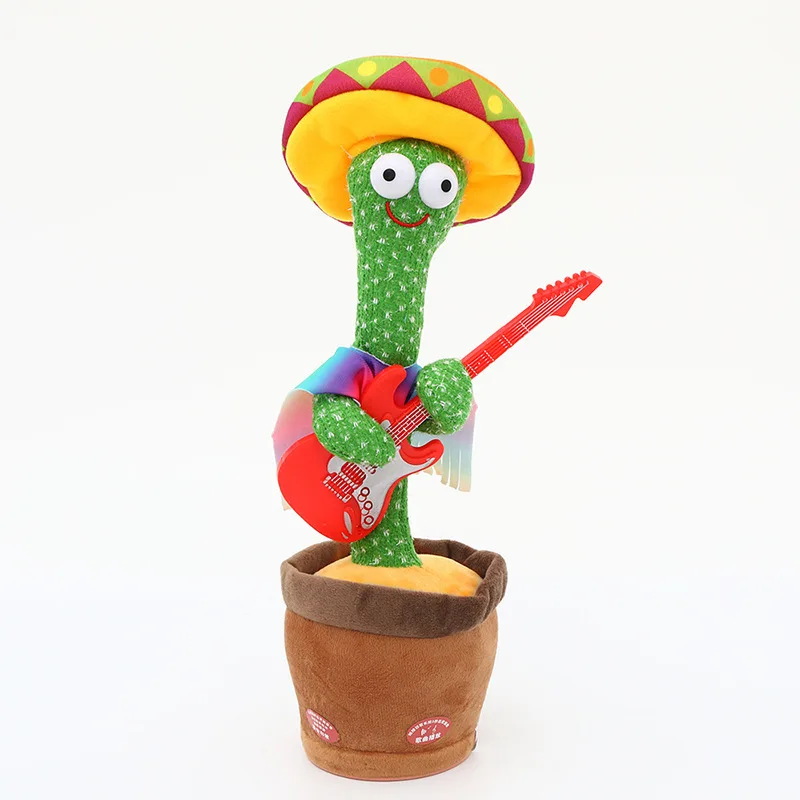 voice repeating cactus toy