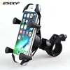 ABS X Type Bike Motorcycle USB charger Universal Bike Mobile Cell Phone Mount Bicycle Gps Stand Sock phone holder with gasket