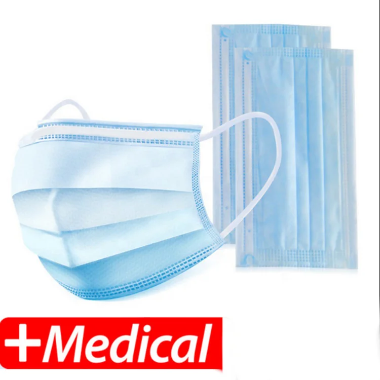 
Mouth Face 3 ply Disposable Medical Mask Respirators Hospital Children Kid Surgical Masks Earloop 