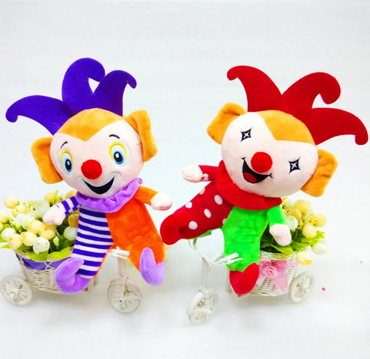 clown plush cute