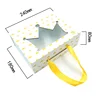 Custom Logo With Clear Window Printed Foldable Cardboard Flat Pack Gift Box Packaging