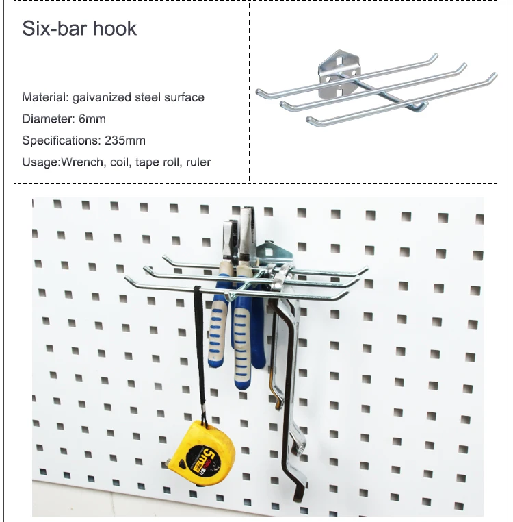Retail Store Square Hole Peg Board Tool Hooks Display Metal Tool Hook Buy Metal Tool Hook,Peg