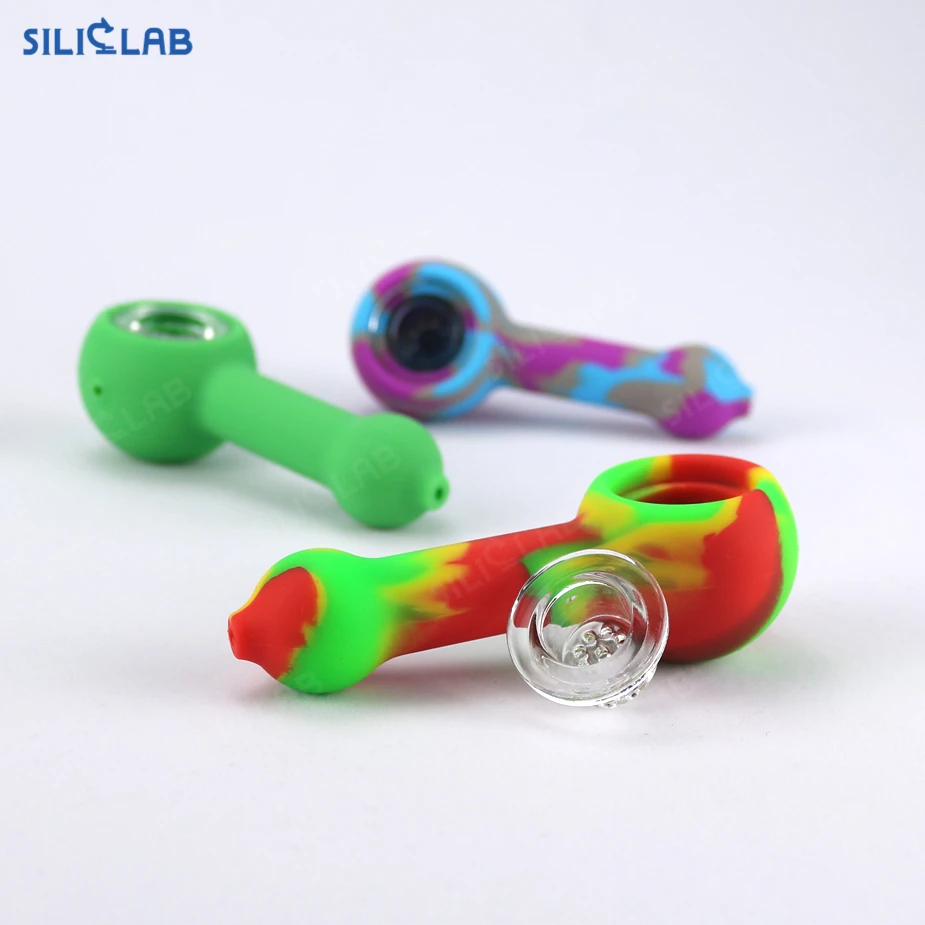Classical Tobacco Pipe For Weed Wax Smoking Pre Roll Rubber Tube