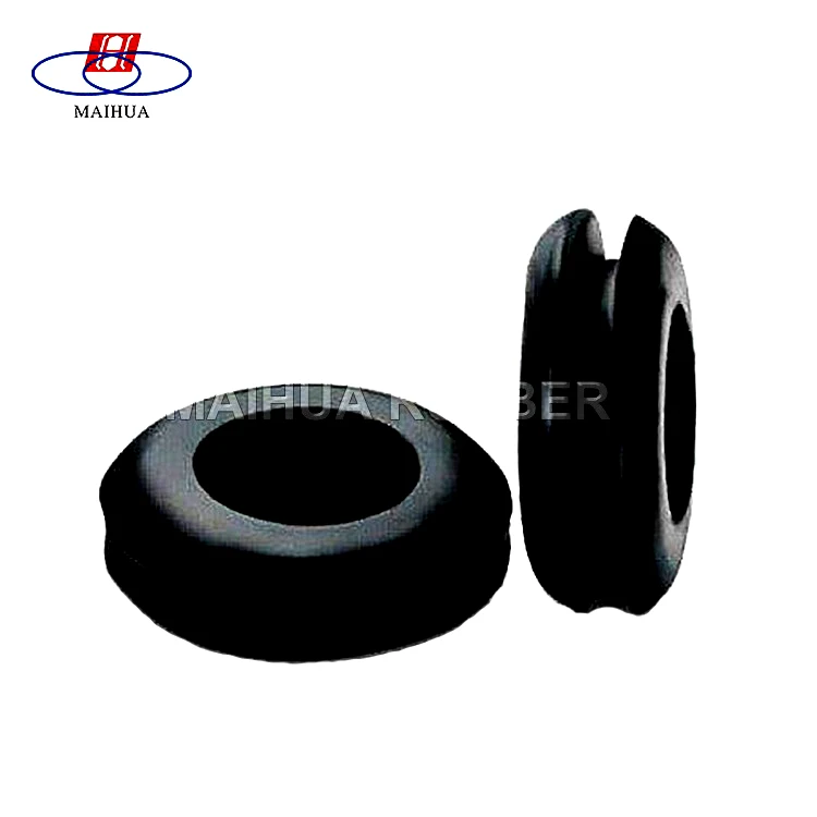 Custom Oval Round Plain Washer Rubber Grommet For Wire,Plug Or Cable