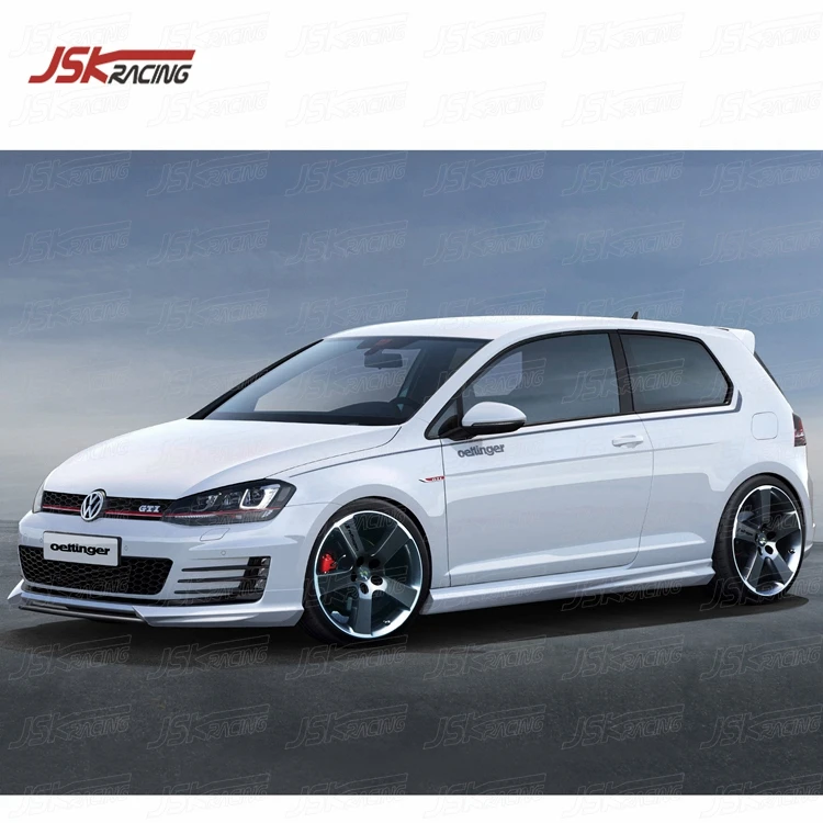 O Style Glass Fiber Side Skirts For 2014-2016 Vw Golf 7 Gti Mk7 - Buy ...