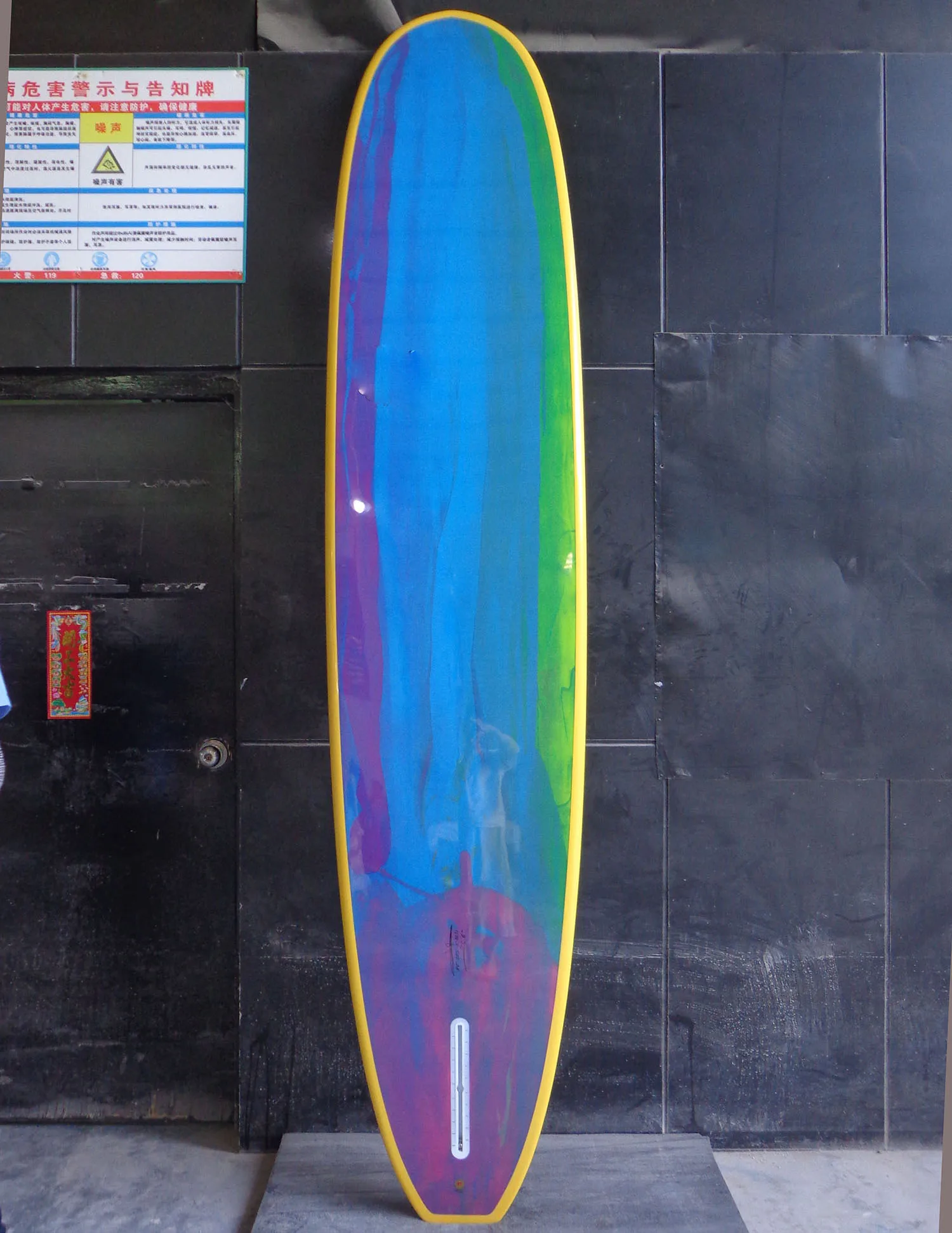 Classic Noserider Longboard Surfboard In Resin Tin Pigment Color - Buy