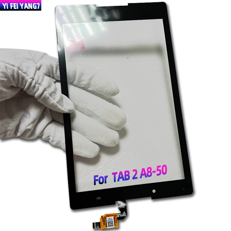 Avvio Pro 450 digitizer replacement kit showing separated glass, flex cable, and frame