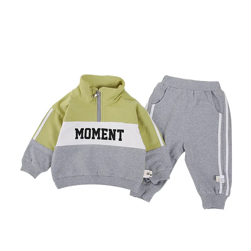 Kids Clothing Baby Boys Clothes Sets Children Cotton Sports Tracksuit 2