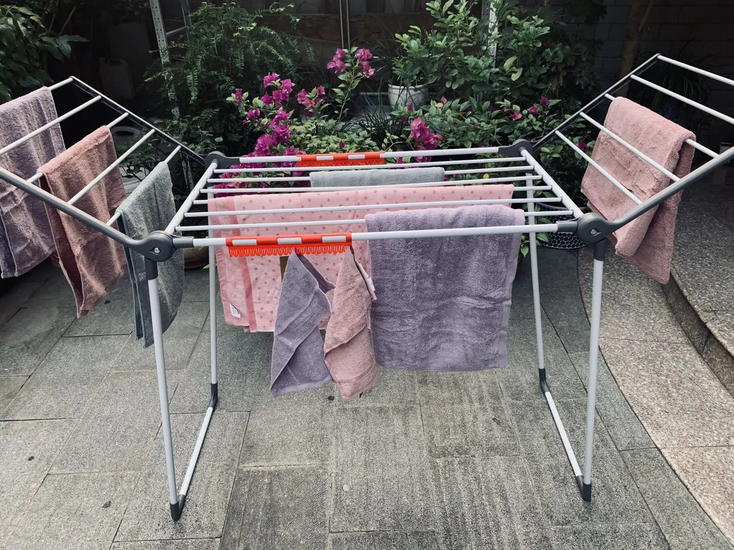 Portable Cloth Dryer Hanger Rack Stand Hanging Folding Stainless Steel