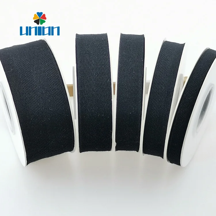 2cm,2.5cm,3.2cm,3.8cm Solid Color Braided Twill Cotton bing Tape For