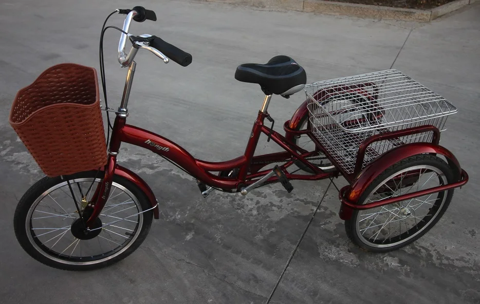 Chinese Good Quality Cozy Trike With Peddle Assistant For The Aged 