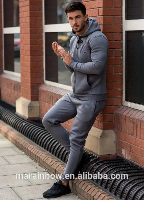 Adidas Slim Fit Cotton Fleece Tracksuit