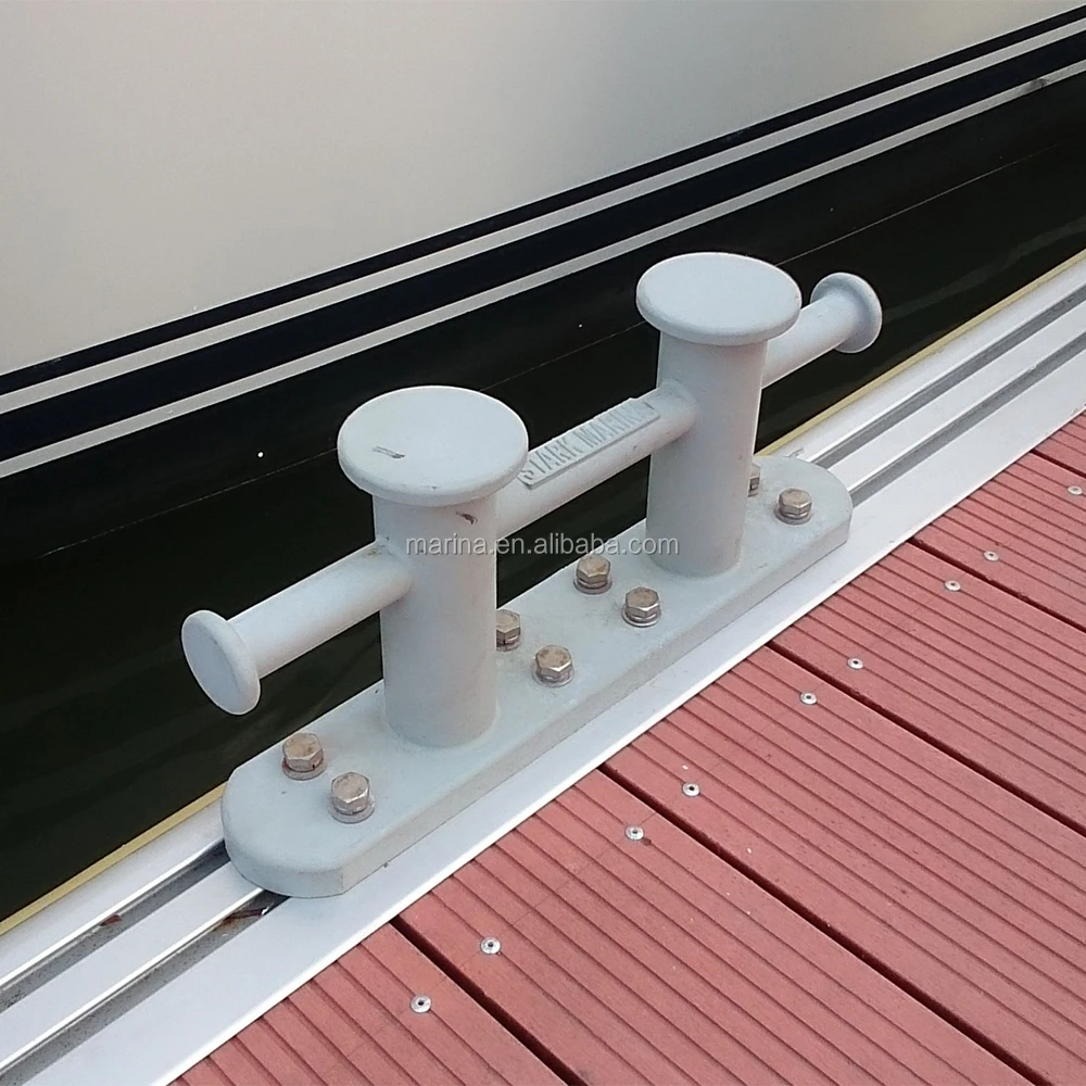 Boat Accessories Marine Grade Stainless Steel Dock Cleats For Aluminum