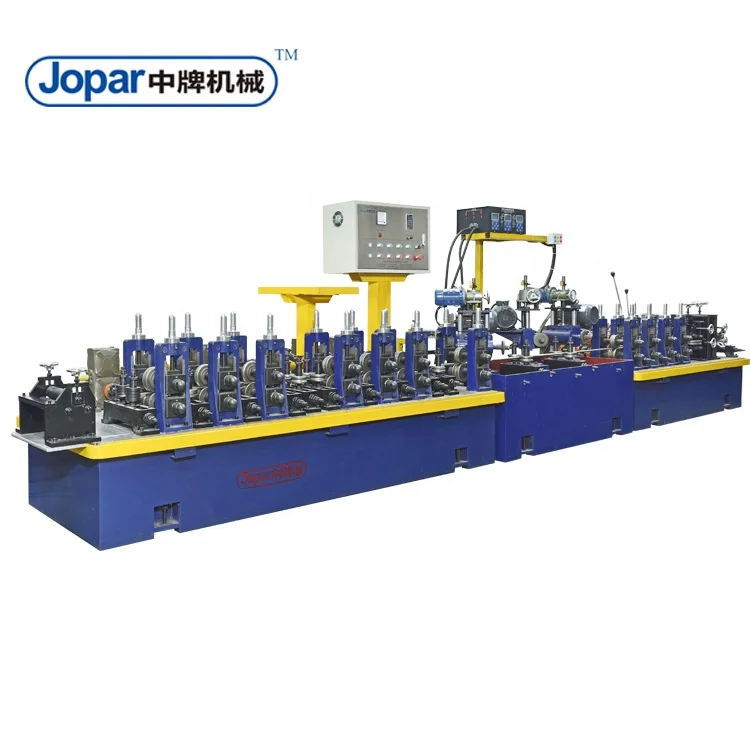Jopar Iron Tube Making Machine / Rectangle / Oval Automatic Steel Pipe