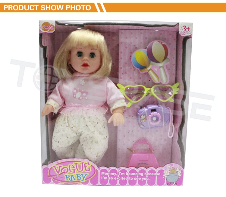 baby doll with glasses
